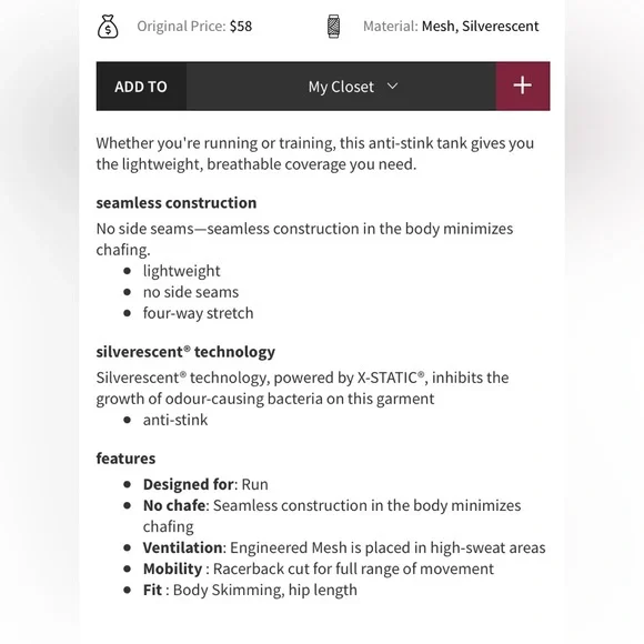 Angel Blue Swiftly Tech Racerback - Picture 13 of 13